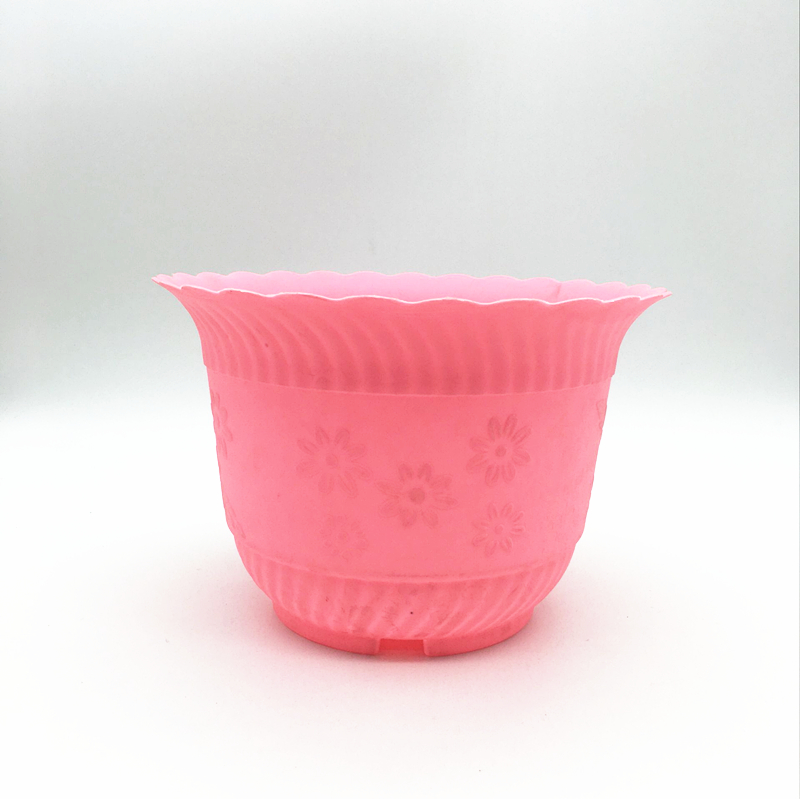 阳光百货 花瓣大花盆 彩色塑料花盆 阳台绿植花盆 桌面彩色花盆