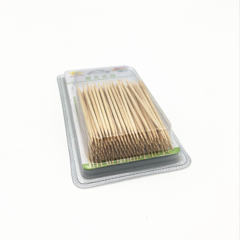 Sunshine Department Store's Sunshine Card Toothpicks, natural and eco-friendly bamboo toothpicks, household toothpicks, and table toothpicks Application Scenario
