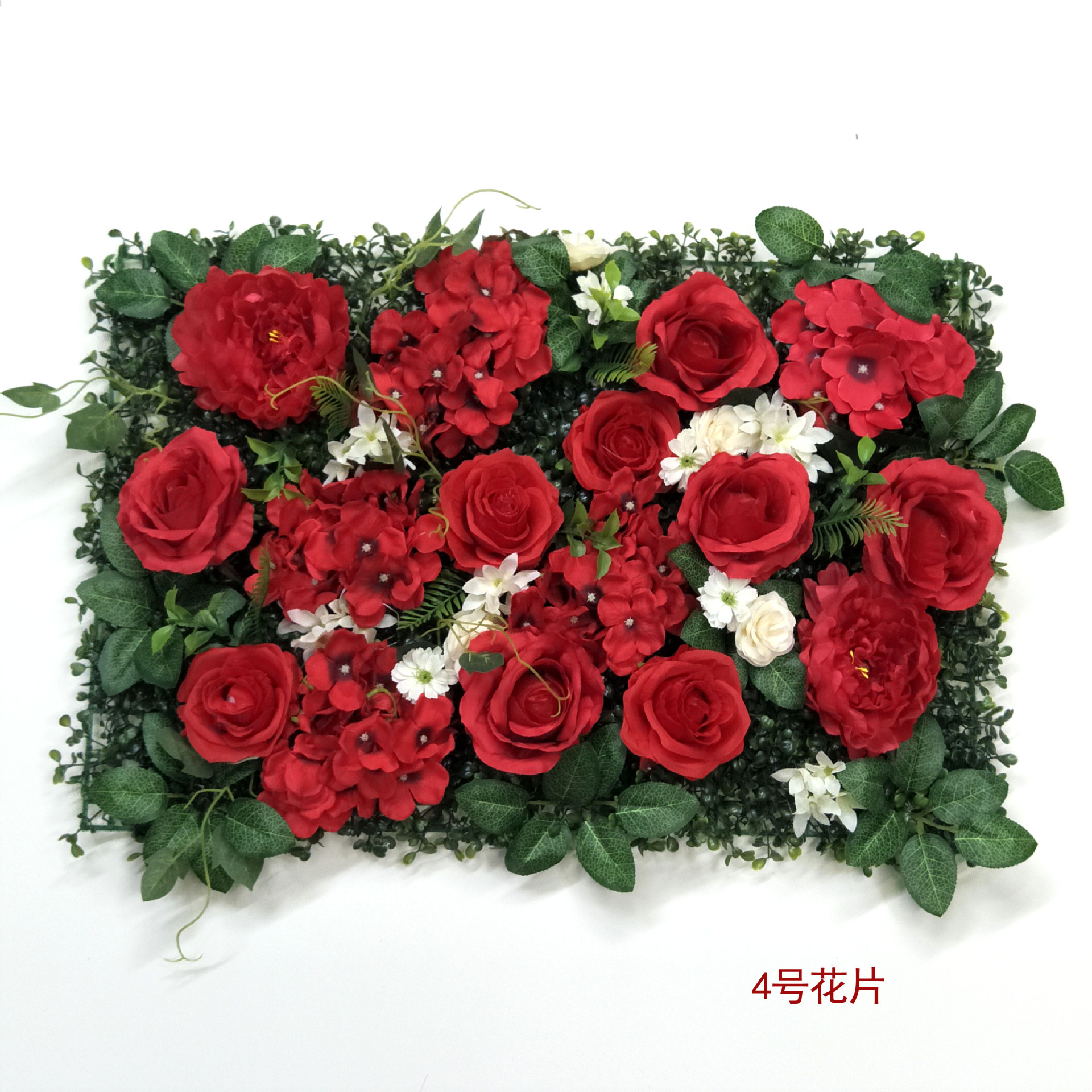 Artificial flowers, artificial lawns, artificial trees, wedding background flower walls, green plant walls, rose hydrangea flower rows, artificial plant walls, photo studio decoration, photo wall, artificial flowers, artificial lawns, artificial trees details Picture