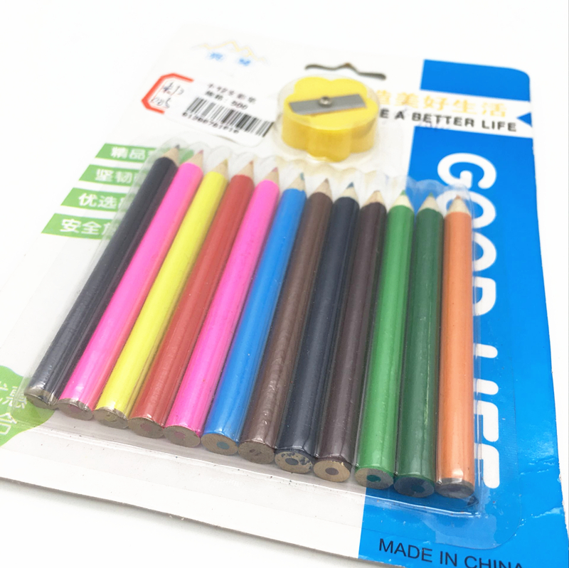 Sunshine Department Store Card: 12 colored pens, colored pencils, pencil sharpeners, colored brushes, colored pens details Picture