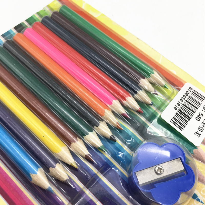Sunshine Department Store Card Pencil Set: Colored Pencils + Pencil sharpener, colored Brushes, Colored pens details Picture