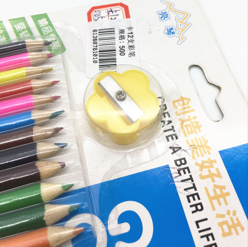 Sunshine Department Store Card: 12 colored pens, colored pencils, pencil sharpeners, colored brushes, colored pens Application Scenario