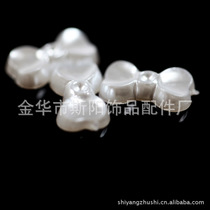 Pattern off-white flat tie paint pearl tie hairpin accessories manufacturers direct spot supply
