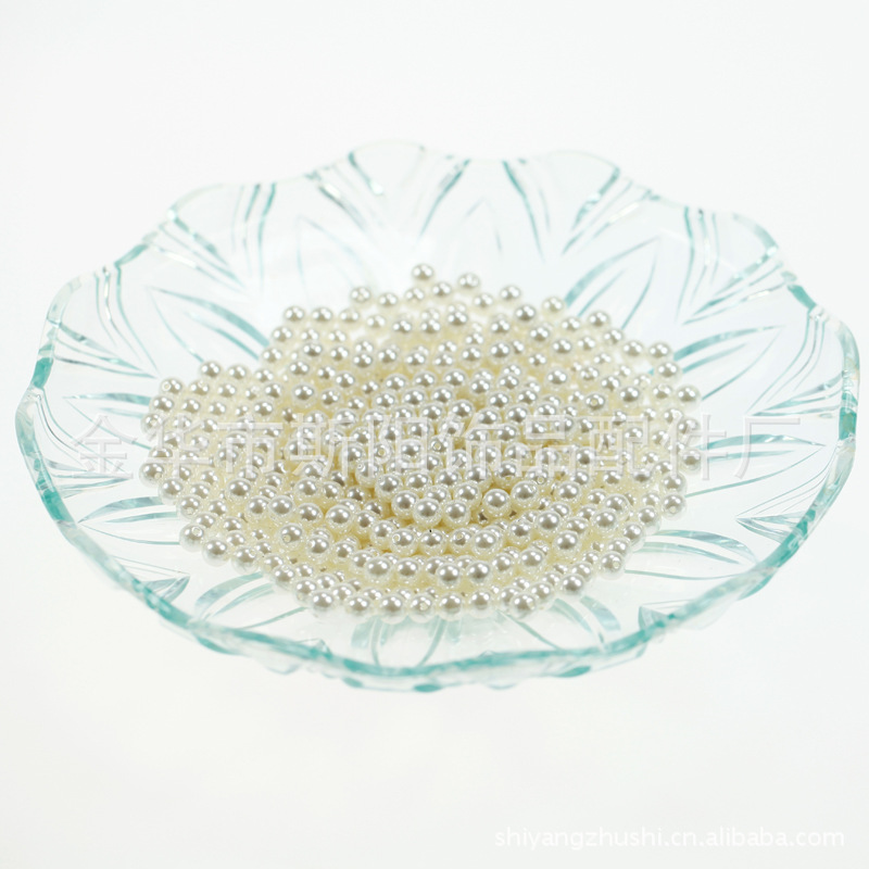Manufacturers direct sales of new 18mm whole round imitation pearl paint plastic no hole pearl accessories wholesale