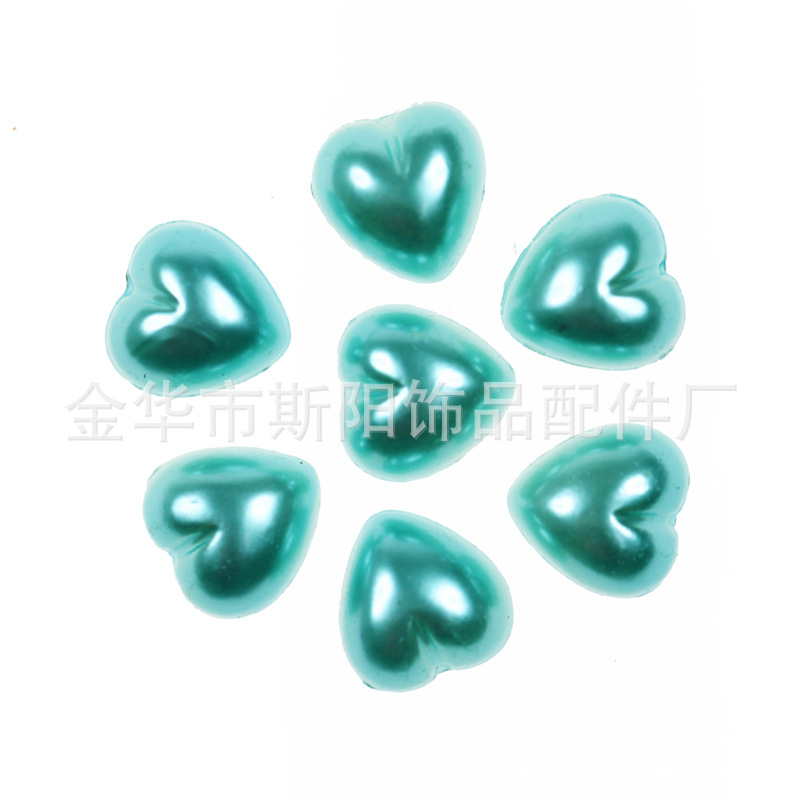 8*8mm straight hole peach heart beads hand beads plastic beads necklace bracelet accessories manufacturers direct sales