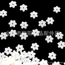 ABS Chrysanthemum paint plastic loose beads wholesale clothing accessories mobile phone beauty beads imitation pearls