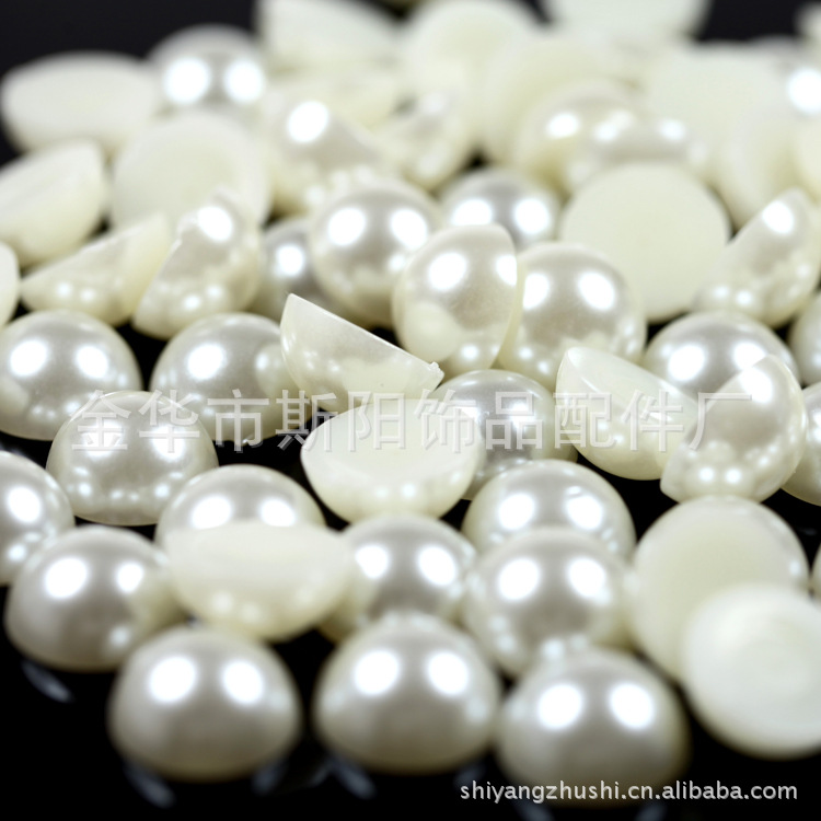 قطعة من اللؤلؤ اللؤلؤ نصف الواجهة، محمول محمول محمول مزخرف بالحرف اليدوية Specification image