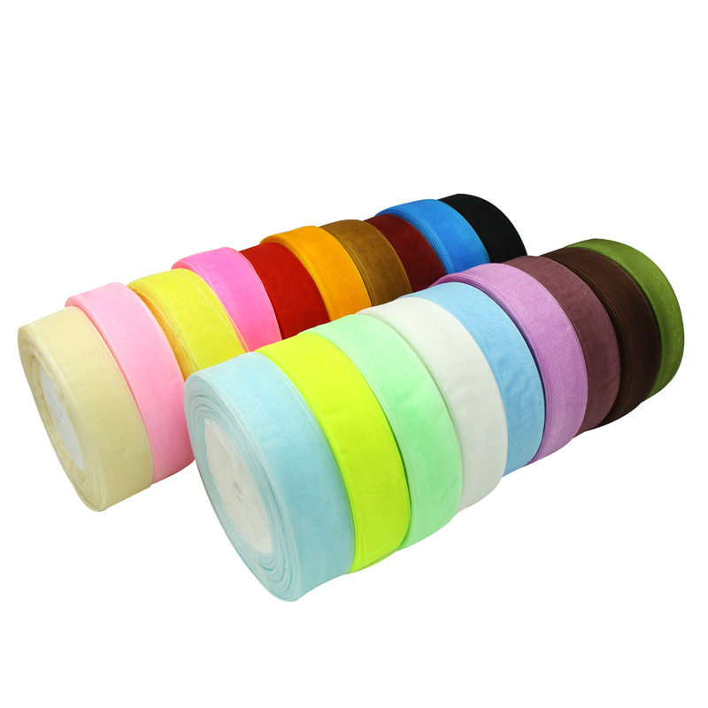 2.5Cm/ 8Min /1 Inch/Yarn Belt/Fine Edge Yarn Belt/Organza Yarn Belt/Mesh Yarn Belt details Picture