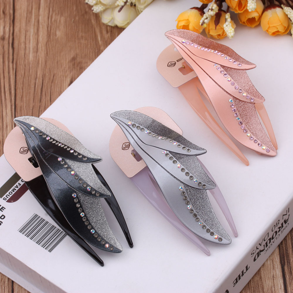 10-yuan store supply: Hair clips, headwear, large duckbill clips, grab clips, acrylic horizontal clips, Korean hair clips and hair accessories details Picture