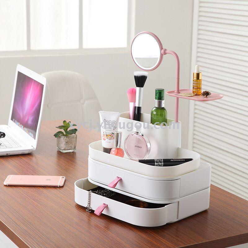 New cosmetic case plastic desktop organizer box