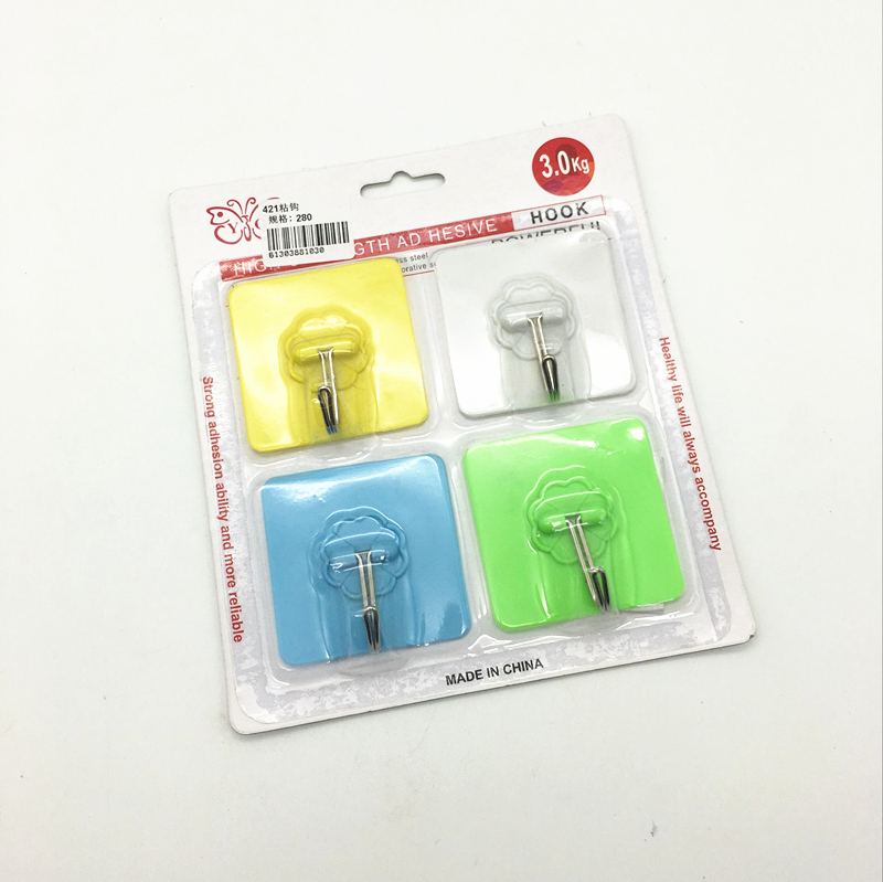 Sunshine Department Store's no-drilling strong adhesive hook, load-bearing and traceless adhesive hook, adhesive hook, garment hook details Picture
