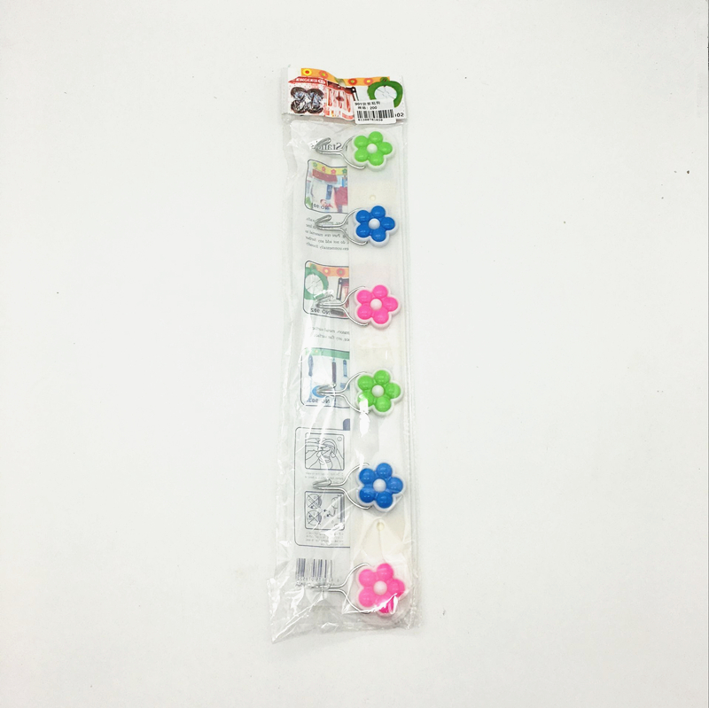 Sunshine department store bag 6 long flower hook sticky hook wall hanging coat hook wall hanging coat hook hook
