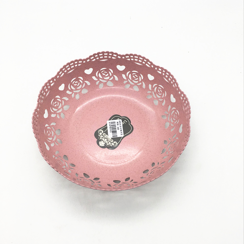 Sunshine Department Store's Wheat Fragrance lace fruit plate, wheat straw round nut plate, fruit plate, living Room snack plate Application Scenario