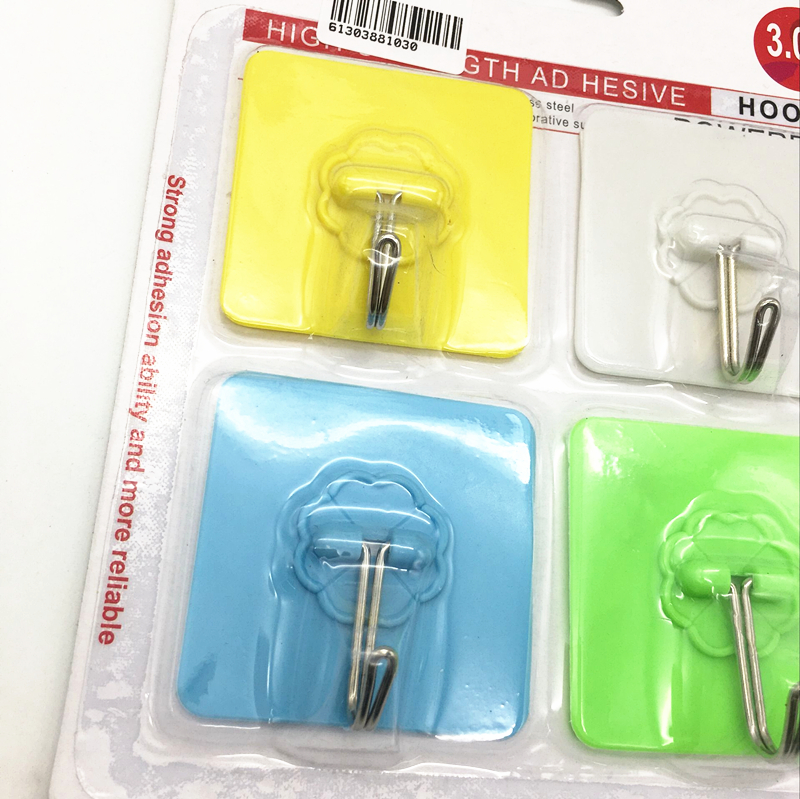 Sunshine Department Store's no-drilling strong adhesive hook, load-bearing and traceless adhesive hook, adhesive hook, garment hook Application Scenario