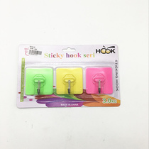Sunshine Department store 3 non punch strong adhesive hook bearing non trace adhesive hook hook adhesive hook clothes hook