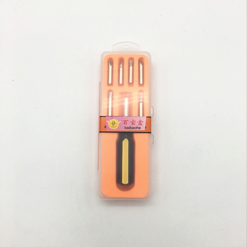 Sunshine Department Store's Six-in-One screwdriver box offers a variety of multi-functional screwdrivers with cross and one-character designs