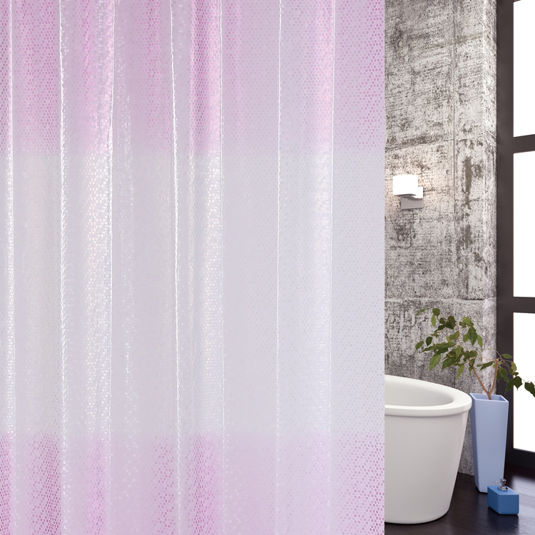 Manufacturers direct sales of new gradually changing bathroom door curtain EVA waterproof and mildew proof shower curtain partition door curtain thumbnail