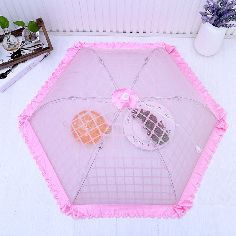 Natural Home Table Food Cover Dust Cover Can Be Disassembled And Washed Foldable Lace Mesh Cloth Cover Manufacturers Wholesale Application Scenario