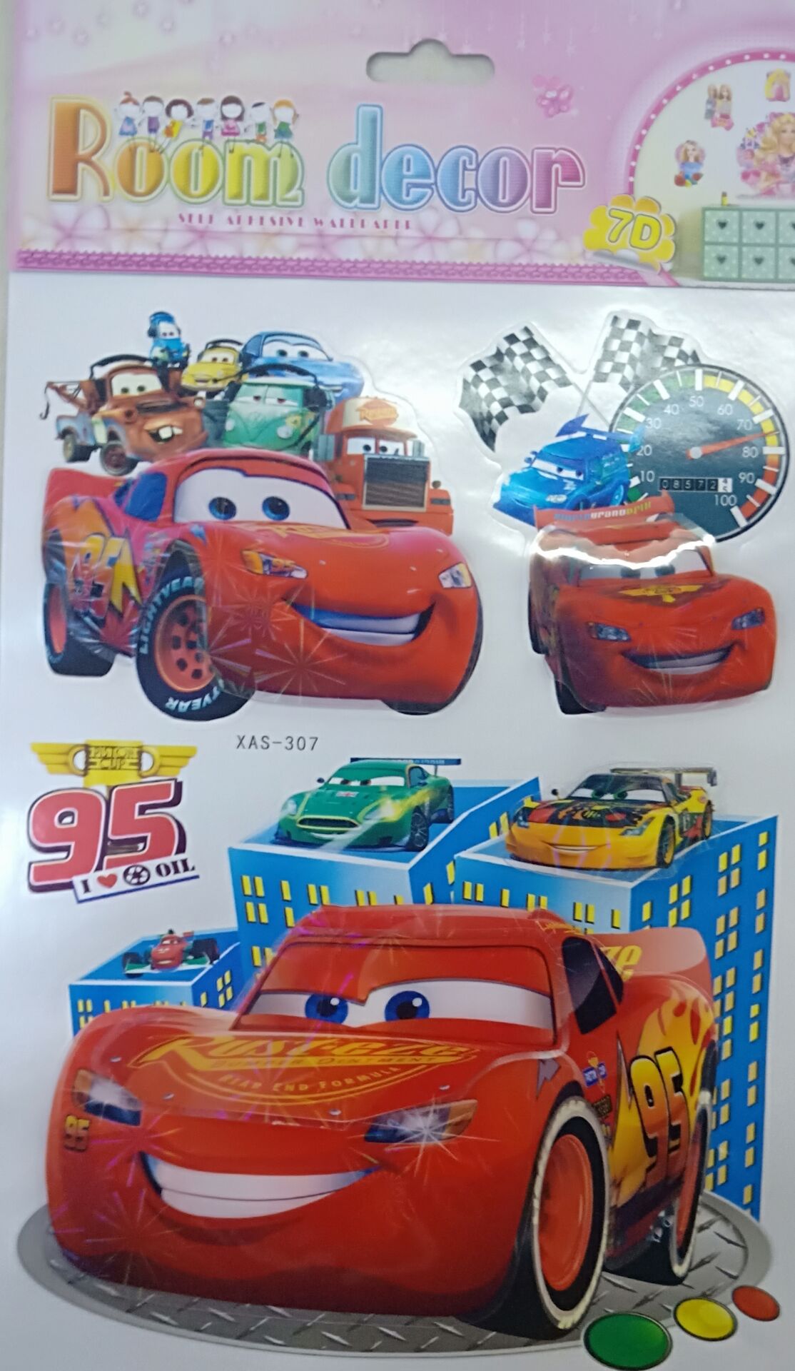 Small cartoon stickers, layer upon layer wall stickers, 3D stereoscopic stickers, interior decoration stickers details Picture