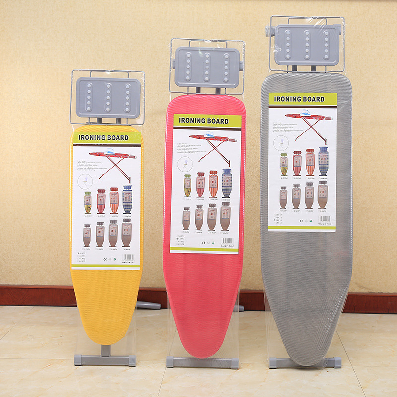 2018 New Home Ironing Rack Hotel Steel Mesh Folding Ironing Board Multi-Functional Three-In-One Ironing Board Wholesale Specification drawing