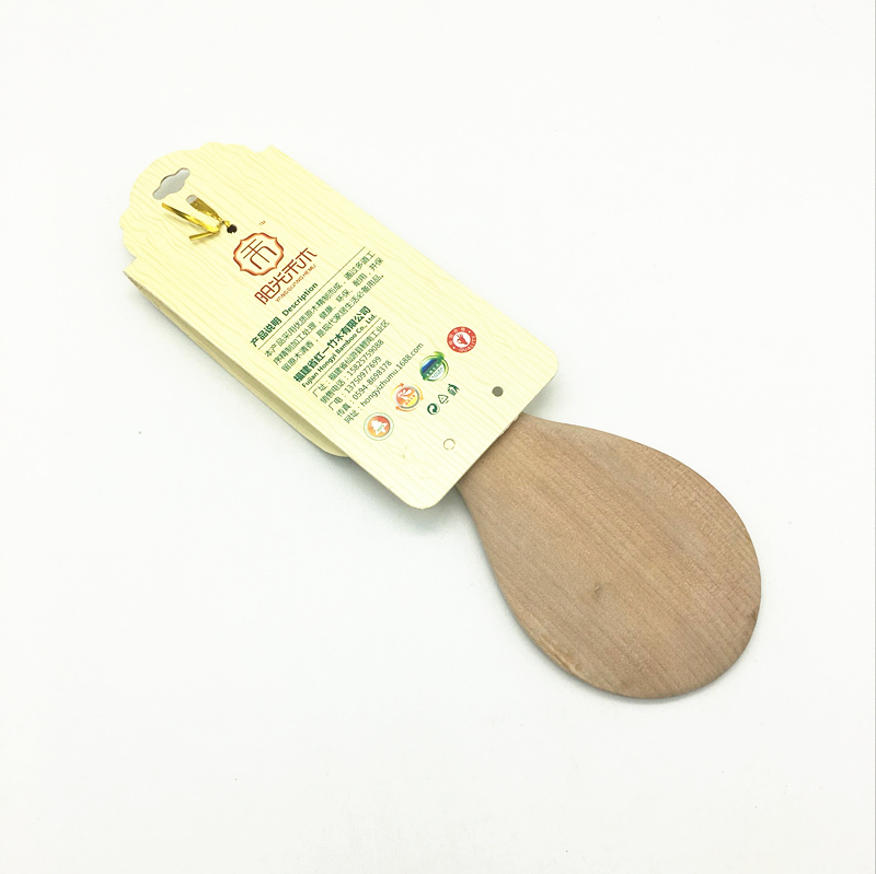 Sunshine Department Store's card-inserted wooden rice spoon, non-stick rice spoon, rice cooker spoon, rice spatula, and rice serving spoon Specification image