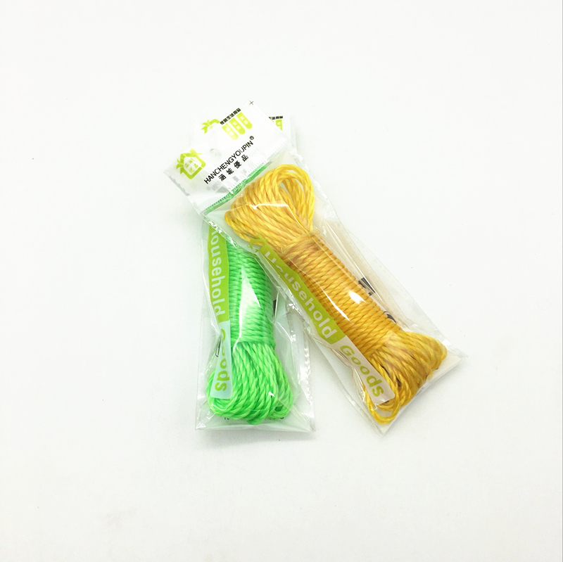 Sunshine Department Store colorful windproof clothes drying rope, anti-slip windproof clothes drying rope, portable hook clothes drying rope Application Scenario