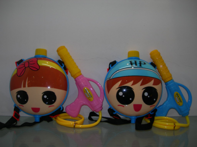 Cartoon kids backpack water gun
