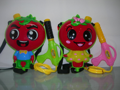 Cartoon fruit backpack water gun