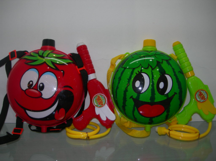 Fruit backpack water gun full figure