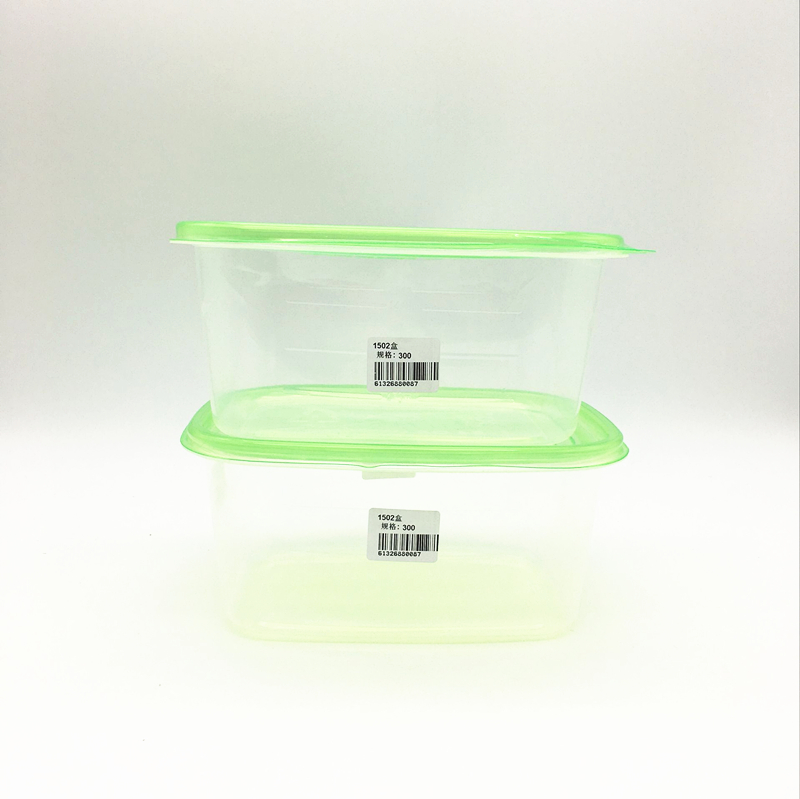 Sunshine Department Store disposable food storage box, plastic thin-walled microwave lunch box with lid, square takeout lunch box