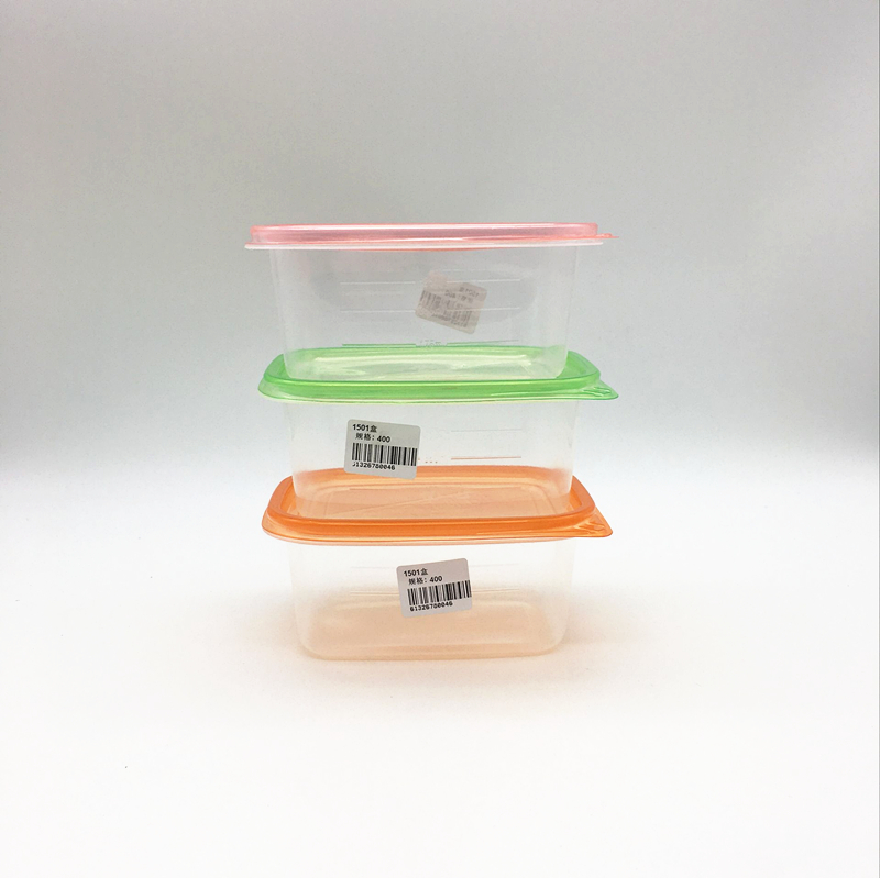 Sunshine department store disposable crisper plastic sealed soup box microwave oven lunchbox with lid square packing lunchbox
