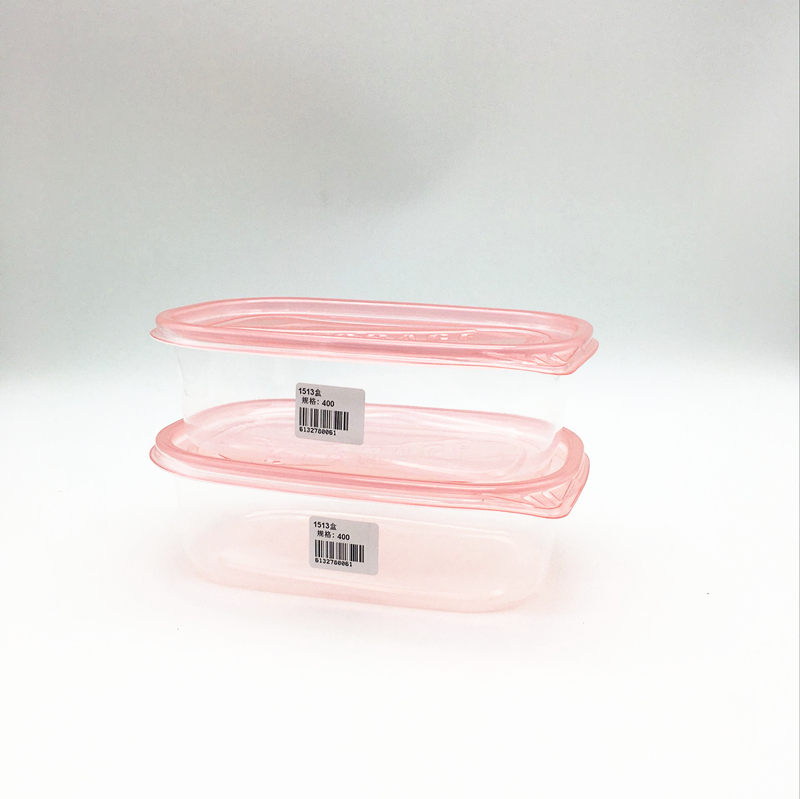 Sunshine department store disposable crisper box plastic sealed soup box with cover square packing lunch box