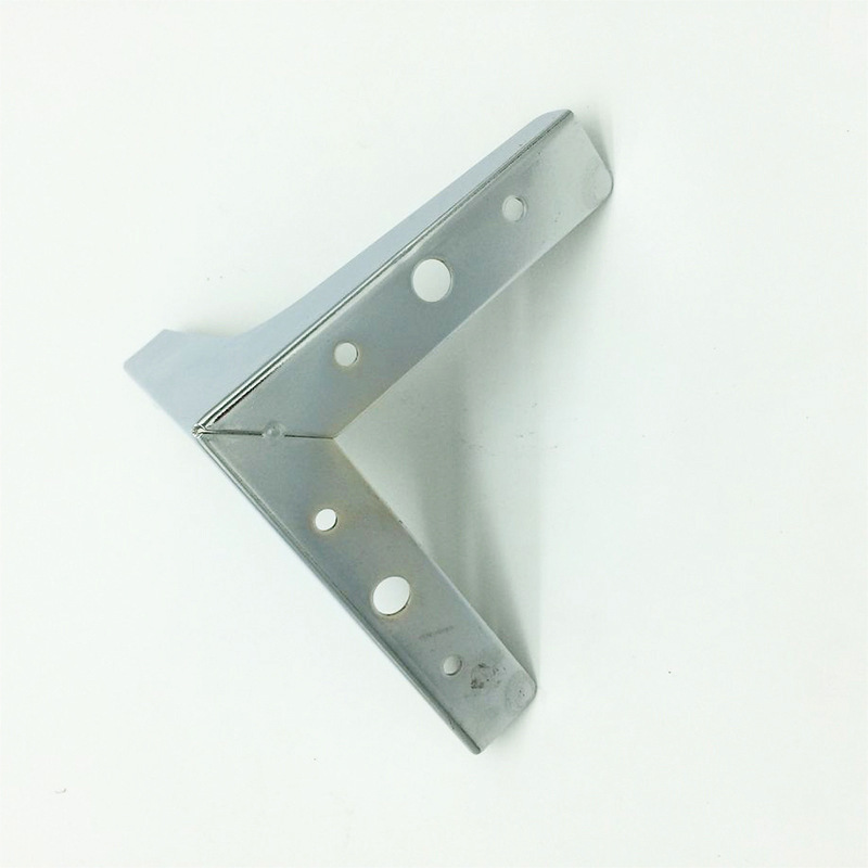 Metal trident pies galvanoplastia pies de sofá accesorios de muebles hardware pies de hierro cromado pies de sofá estera de sofá al por mayor Item Picture