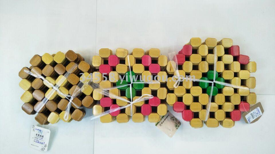 Bamboo coasters, pot MATS, heat insulation MATS, table MATS and water bottle MATS