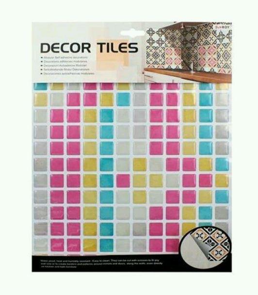 New wall stickers drop plastic home decoration stickers Mosaic wall stickers