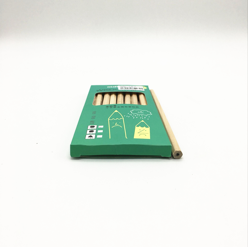 Sunshine Department Store's eco-friendly box contains ten pencils, hexagonal wooden pencils and student writing pencils Application Scenario