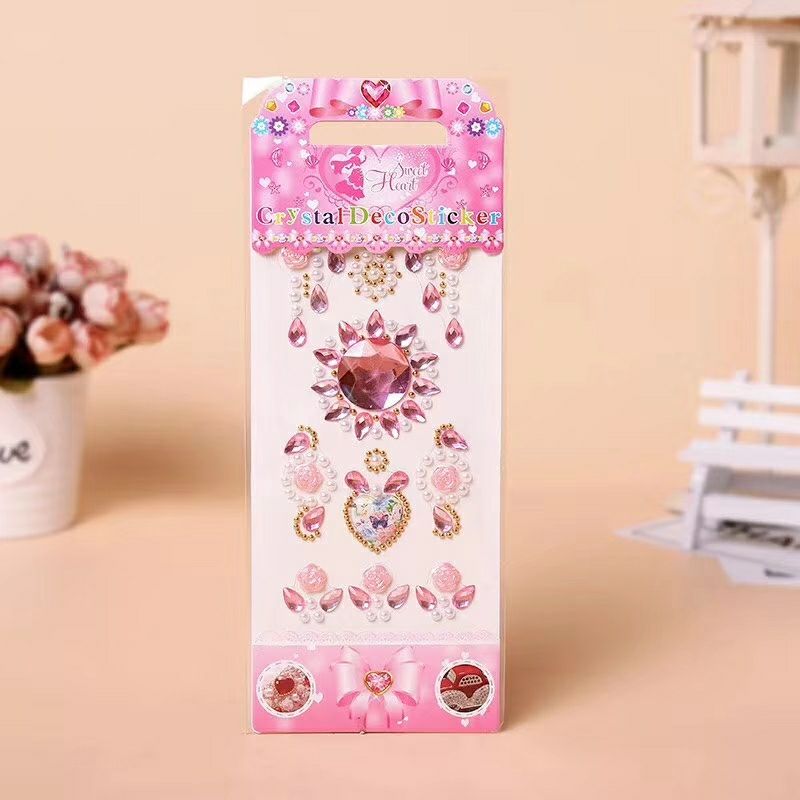 Hand-held medium card acrylic diamond-encrusted sunflower-plated acrylic Specification image