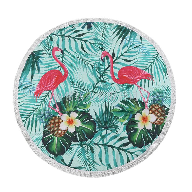 Tassel super large round beach cushion, yoga mat, beach vacation blanket Specification image