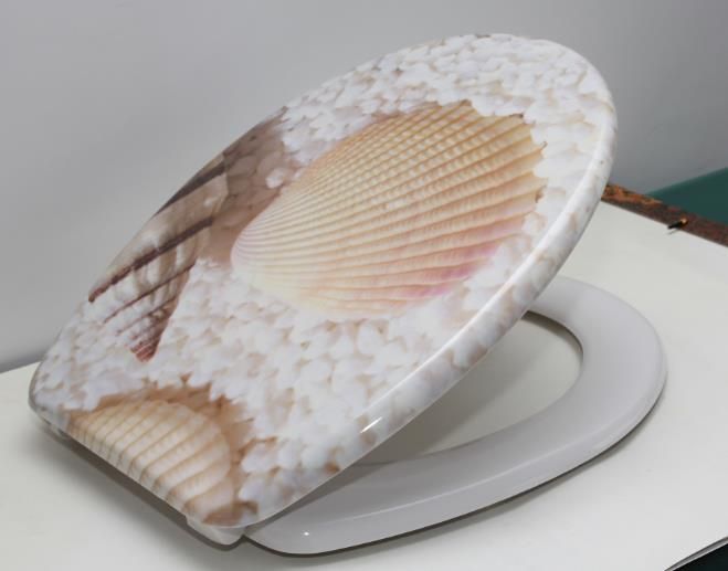 Urea Formaldehyde Single-Sided Printed Toilet Lid