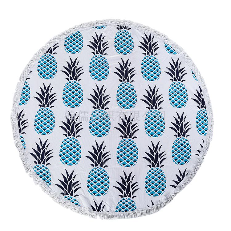 Tassel super large round beach cushion, yoga mat, beach vacation blanket Application Scenario