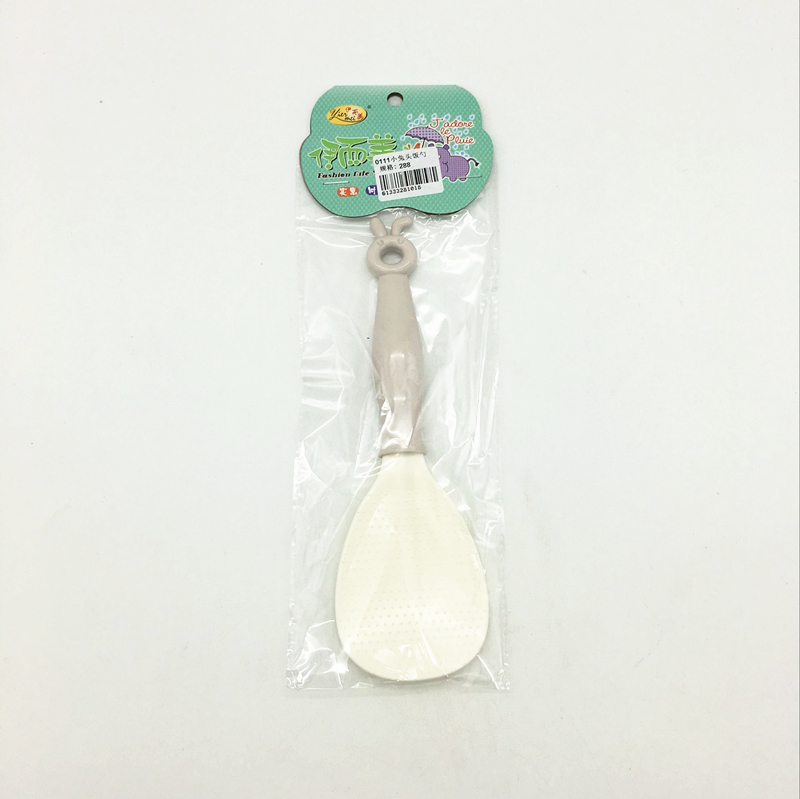 Sunshine Department Store's little rabbit head rice spoon, cartoon non-stick rice spoon, rice cooker spoon, and rice serving spoon Application Scenario