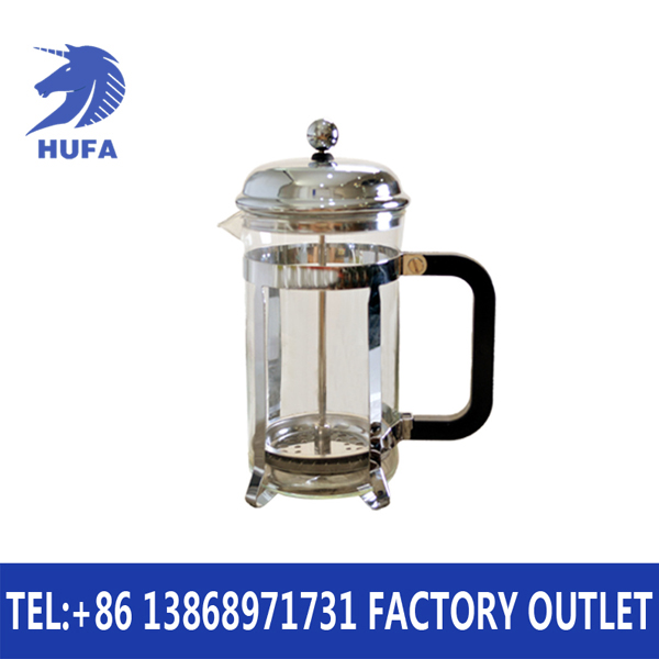 Stainless steel French press cup, French press pot, French coffee pot, tea brewing cup, filter press pot, glass pot