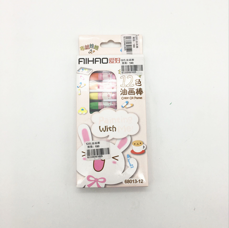 Sunshine Department Store hobby 12 color oil painting stick student paintbrush crayon painting stick