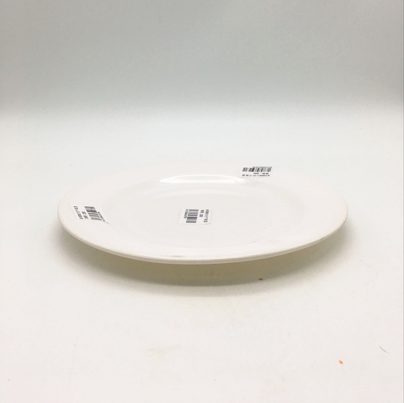 Sunshine Department Store's imitation porcelain tableware plates, white flat base, vegetable plates, dumpling plates, dinner plates and dessert plates Application Scenario