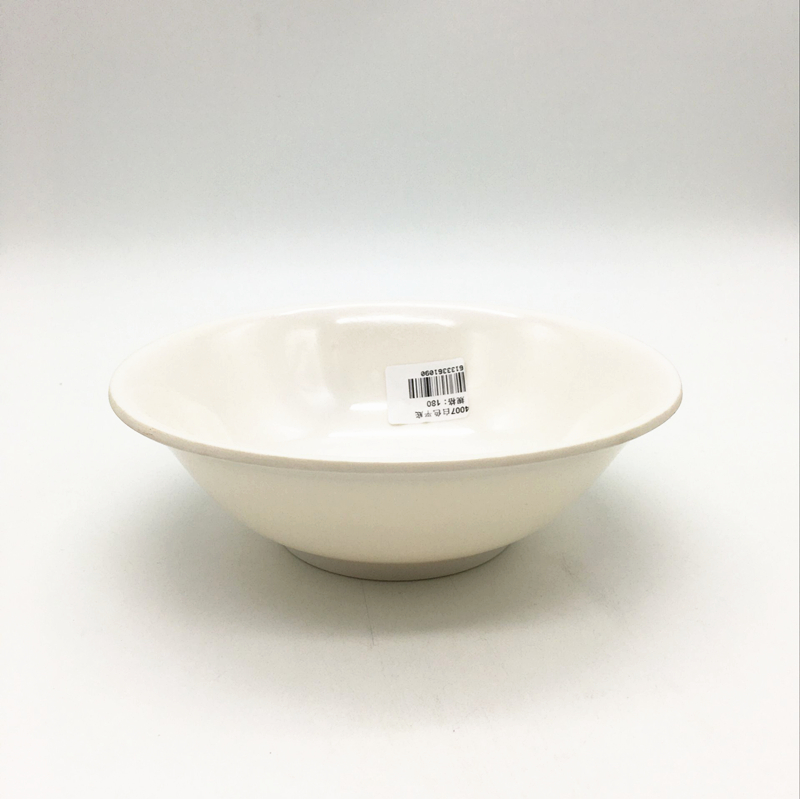 Sunshine Department Store's imitation porcelain tableware bowls, white flat-bottomed wide-mouthed bowls, rice bowls, porridge bowls, soup bowls, rice bowls Application Scenario
