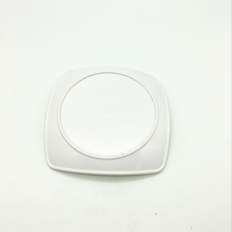 Sunshine Department Store's imitation porcelain tableware plates, white square flat base plates for vegetables, dumplings, dinner plates and desserts Specification image