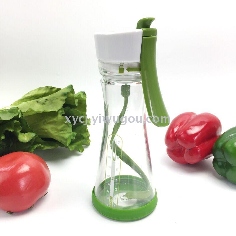 Seasoning bottle, manual seasoning mixing cup, stirring cup, salad cup, seasoning jar, kitchen tools, automatic stirring