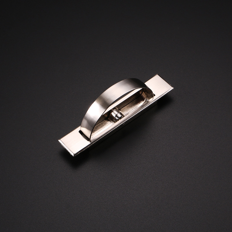 Tatami handle, hidden embedded concealed handle, 180-degree flip, invisible embedded floor cabinet door furniture handle Item Picture