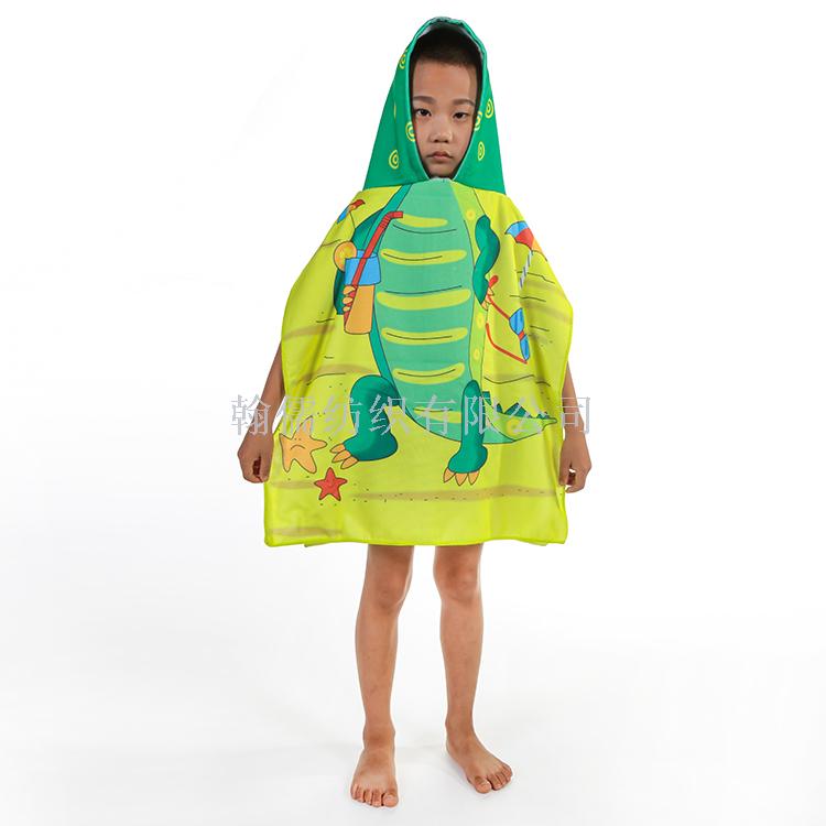 Toalla de playa portátil al aire libre para viajar niños chal capa absorbente