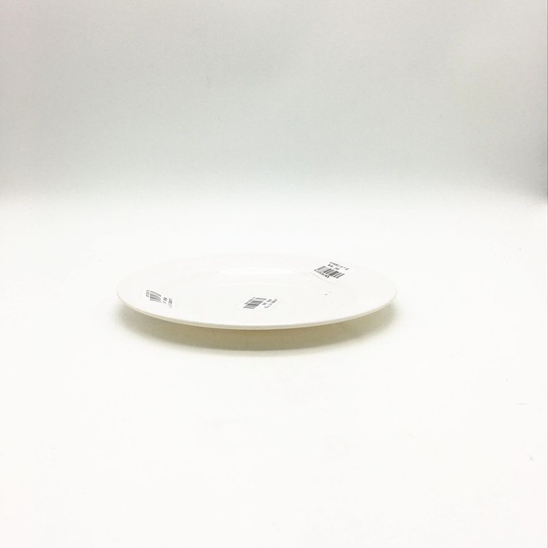 Sunshine Department Store's imitation porcelain tableware plates, white flat base, vegetable plates, dumpling plates, dinner plates and dessert plates